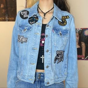 Punk jean jacket